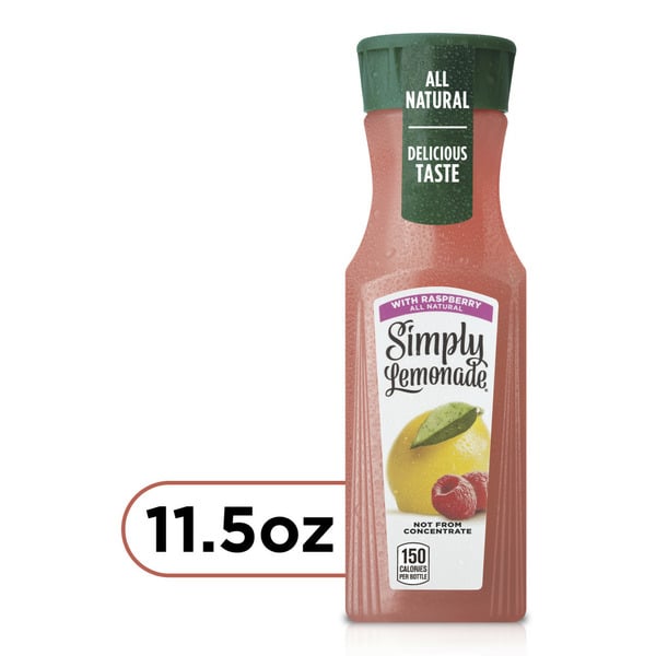 Refrigerated Simply Lemonade With Raspberry, All Natural Non-Gmo hero