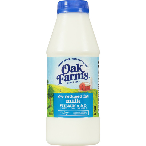 Milk Oak Farms Reduced Fat Milk hero