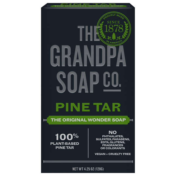 Body Lotions & Soap The Grandpa Soap Company Pine Tar The Original Wonder Soap hero