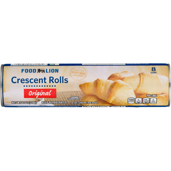 Refrigerated Dough & Biscuits Food Lion Crescent Rolls, Original hero