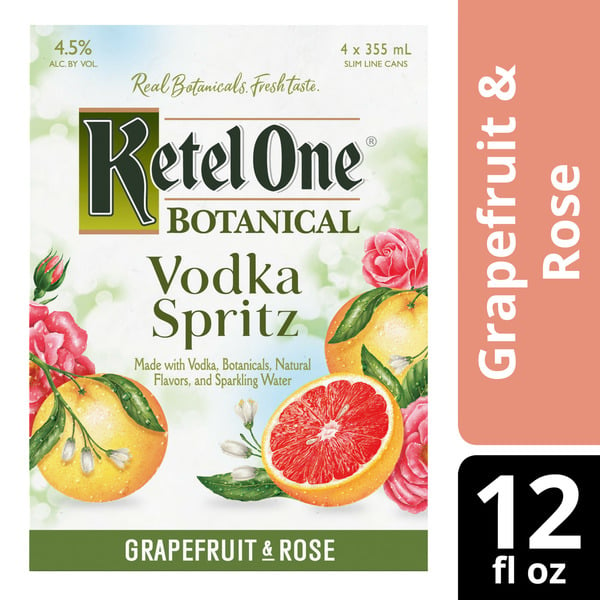 Vodka Ketel One Botanical Vodka Spritz Grapefruit & Rose hero