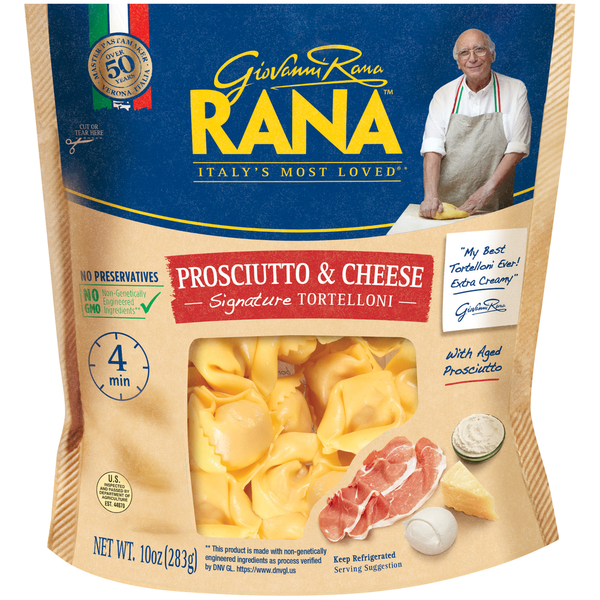 Fresh Pasta (Refrigerated) Rana Prosciutto & Cheese Tortelloni hero