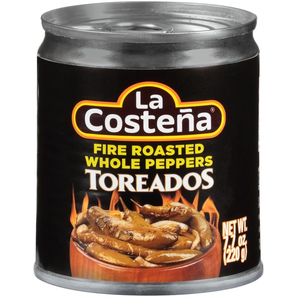 Canned & Jarred Vegetables La Costeña Fire Roasted Whole Peppers Toreados hero