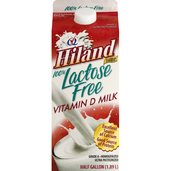 Milk Hiland Dairy Milk, 100% Lactose Free hero