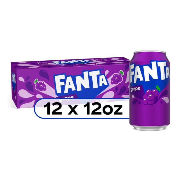 Soft Drinks Fanta Grape Soda Fruit Flavored Soft Drink hero