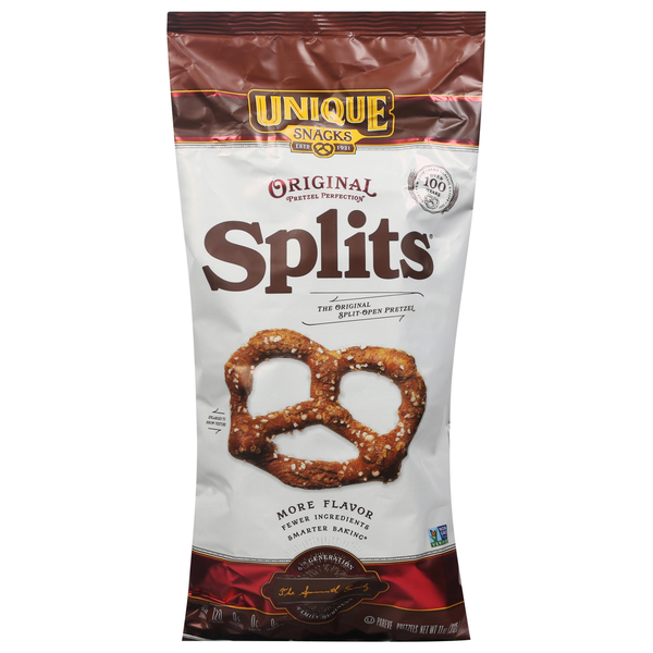 Chips & Pretzels Unique Snacks Pretzels, Original, Splits hero