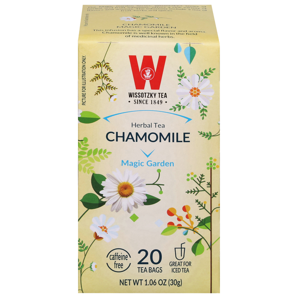 Kosher Foods Wissotzky Tea Herbal Tea, Chamomile, Tea Bags hero