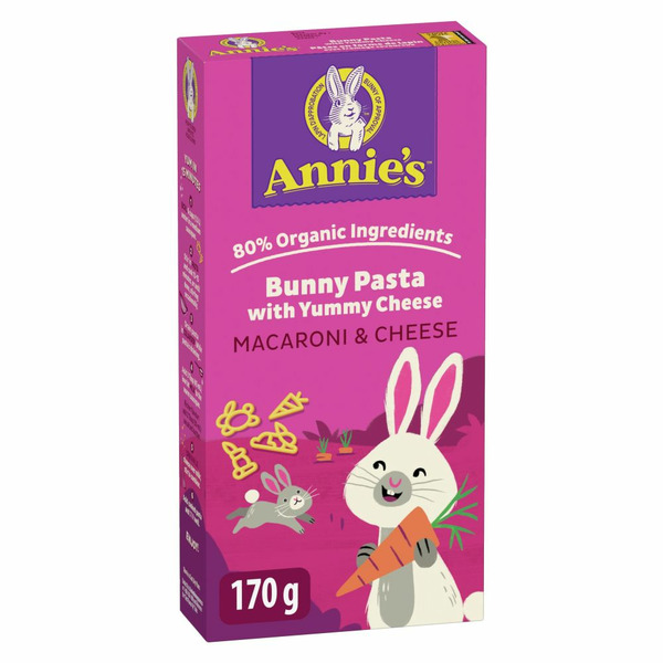 Instant Foods Annie's Bunny Pasta with Yummy Cheese Macaroni & Cheese hero