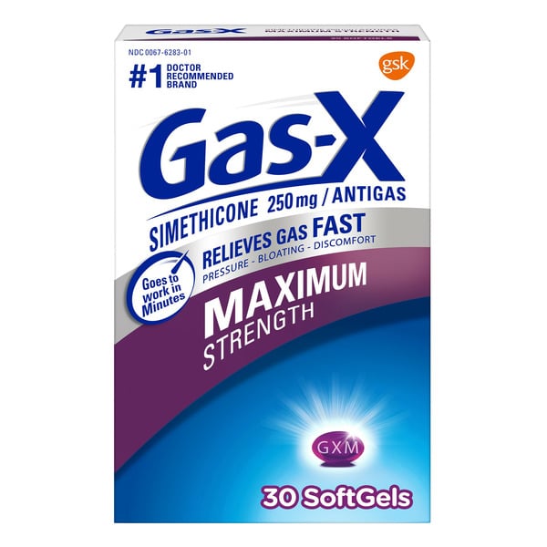 Digestion Gas-X Maximum Strength Gas Relief Softgels hero