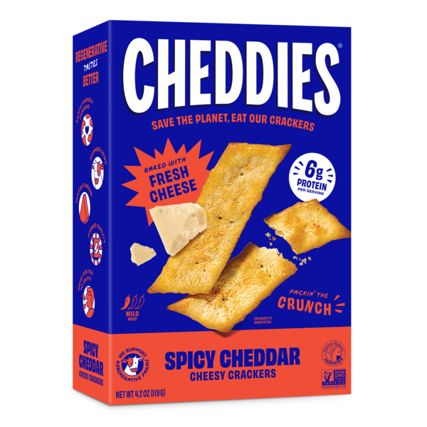 Crackers Cheddies Cheesy Crackers - Spicy Cheddar hero