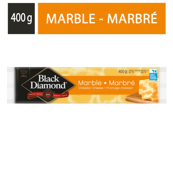 Packaged Cheese Black Diamond Cheese Marble hero