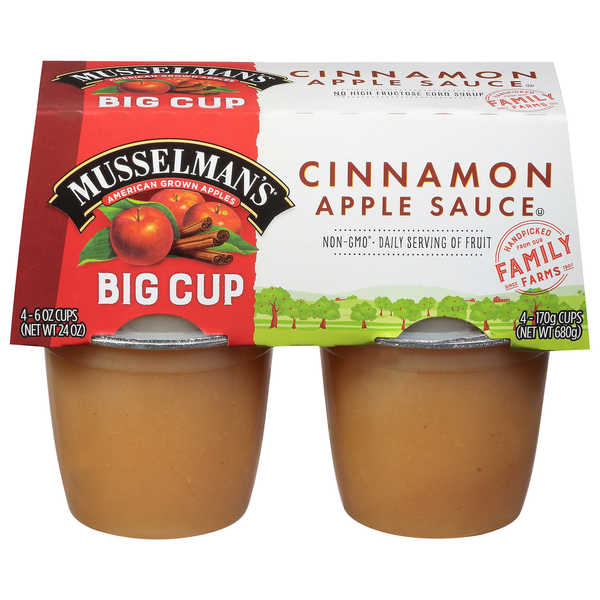 Canned Fruit & Applesauce Musselman's Cinnamon Apple Sauce hero