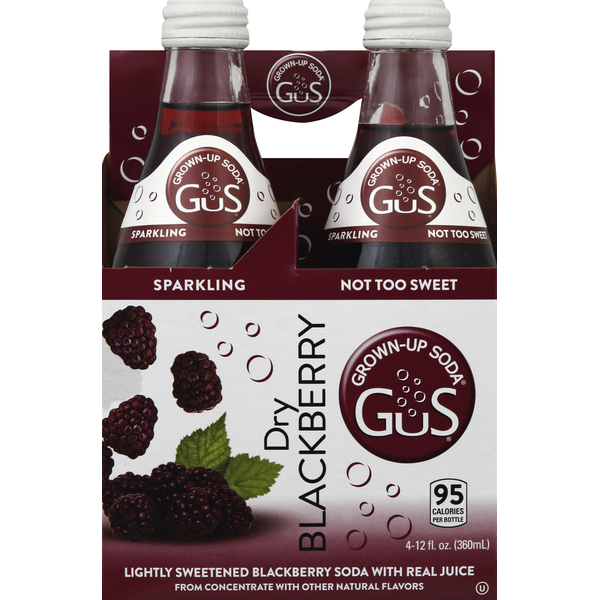 Soft Drinks GuS Dry Blackberry Soda hero