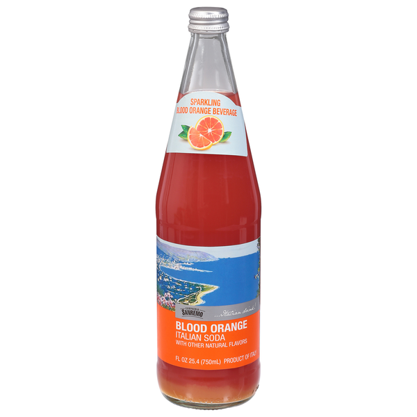 Soft Drinks San Remo Soda, Italian, Blood Orange hero