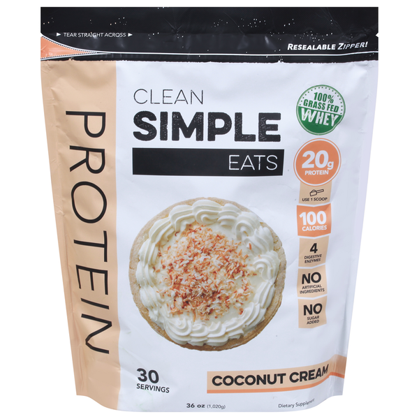 Clean Simple Eats Protein, Coconut Cream hero