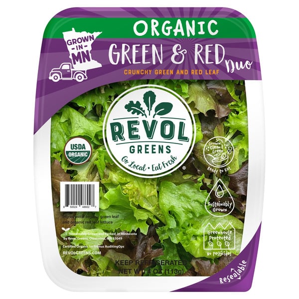 Packaged Vegetables & Fruits Revol Greens Organic Green & Red Duo hero