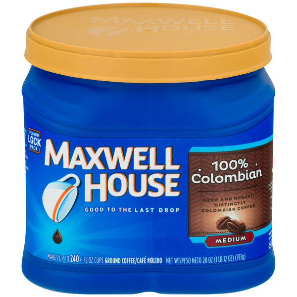 Coffee Maxwell House 100% Columbian Ground Coffee hero