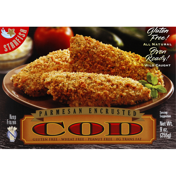 Frozen Meat & Seafood Starfish Cod, Parmesan Encrusted hero