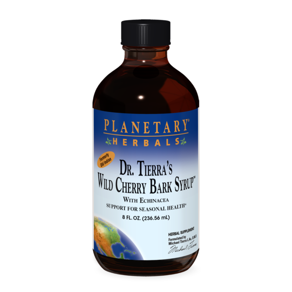 Vitamins & Supplements Planetary Herbals Dr. Tierra's Wild Cherry Bark Syrup with Echinacea hero