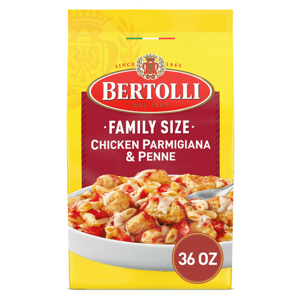 Frozen Meals Bertolli Family Size Chicken Parmigiana and Penne, Frozen Meals hero