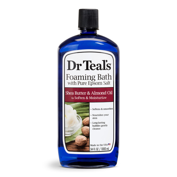 Dr Teal’s Foaming Bath with Pure Epsom Salt, with Shea Butter & Almond Oil hero