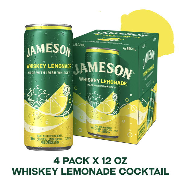 Spirits Jameson Lemonade Ready to Drink Irish Whiskey Cocktail hero