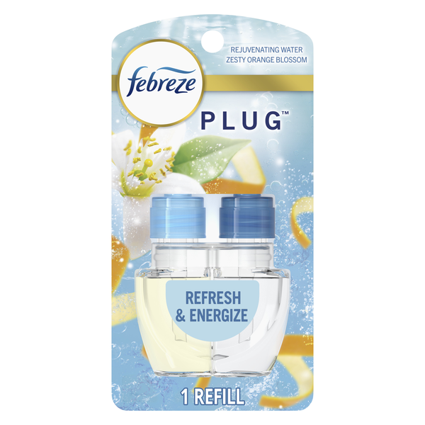 Air Fresheners & Candles Febreze PLUG Air Freshener Refill, Refresh & Energize Scent hero