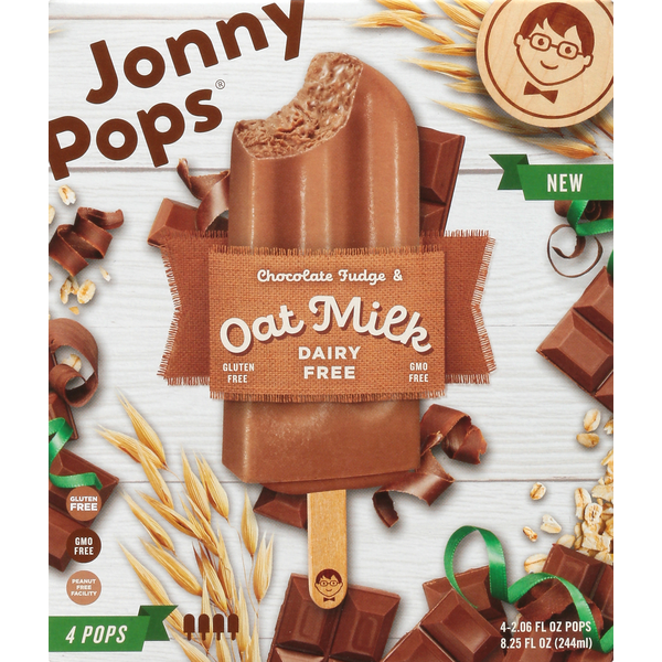 Ice Cream & Ice JonnyPops Pops, Chocolate Fudge & Oatmilk, Dairy Free hero