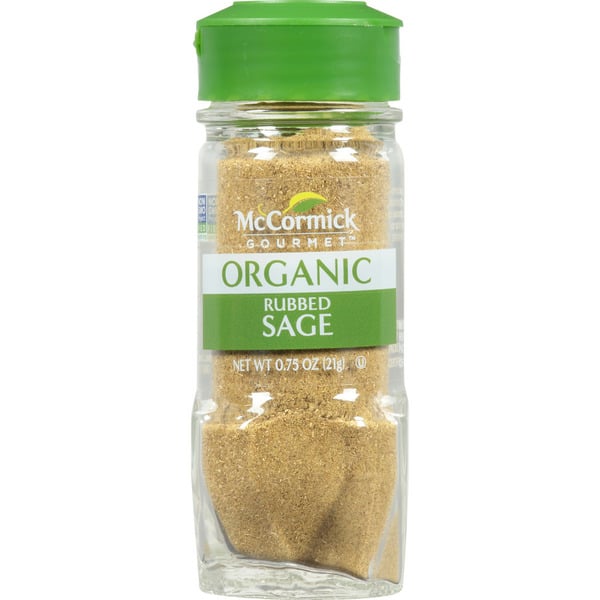 Spices & Seasonings McCormick Gourmet™ Organic Rubbed Sage hero