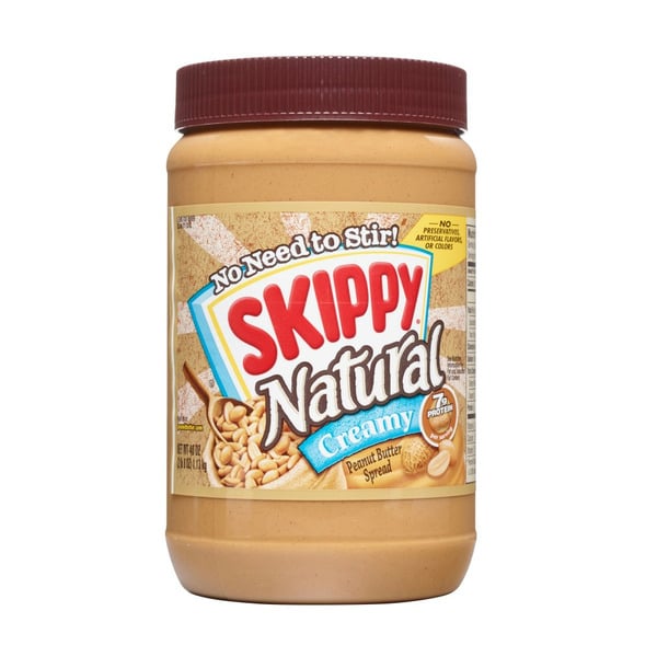 Nut butters & Preserves SKIPPY Natural Creamy Peanut Butter Spread hero