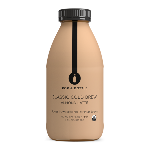 Refrigerated Pop & Bottle Classic Cold Brew  Almond Milk Latte hero