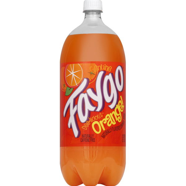 Soft Drinks Faygo Soda, Orange hero