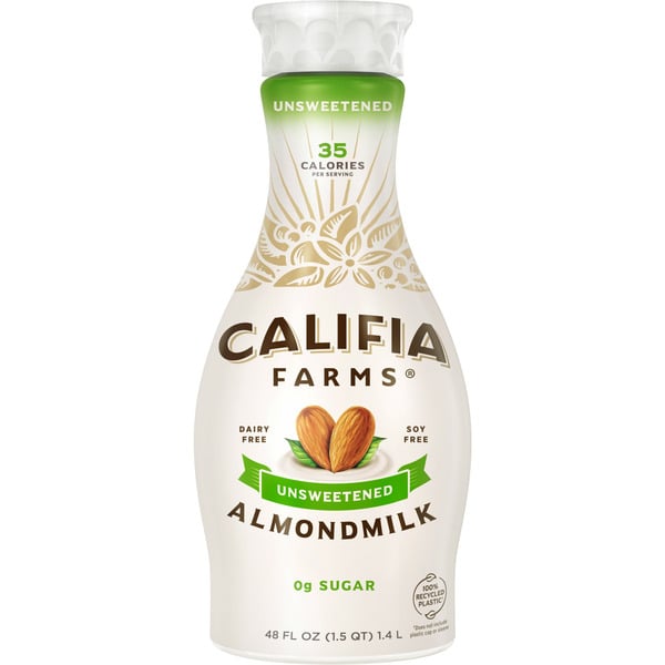 Soy & Lactose-Free Califia Farms Califia Farms® Unsweetened Almond Milk hero