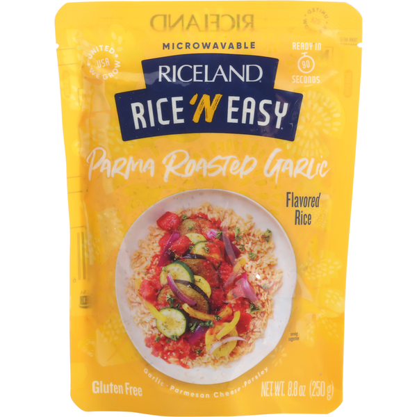 Grains, Rice & Dried Goods Riceland Flavored Rice, Parma Roasted Garlic hero