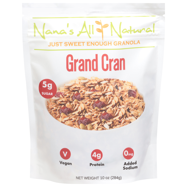 Granola Nana's All Natural Granola, Grand Cran hero