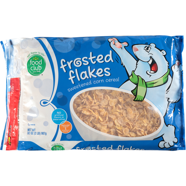 Cereal Food Club Cereal, Frosted Flakes hero