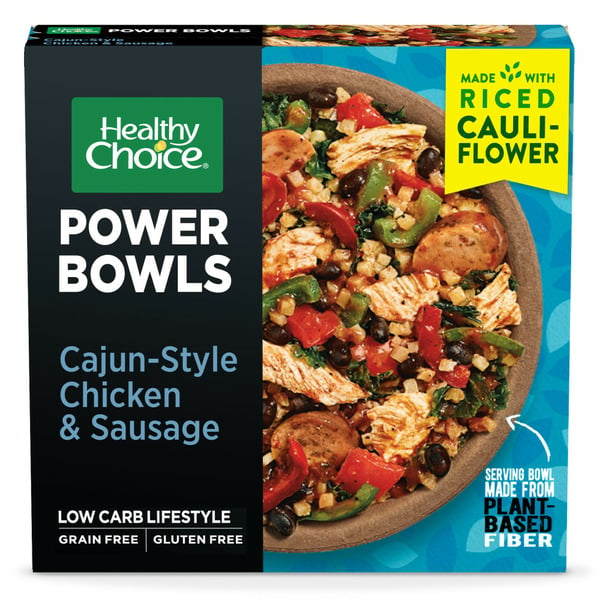 Frozen Meals Healthy Choice Power Bowls Cajun-Style Chicken & Sausage, Frozen Meal hero