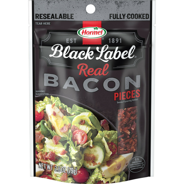 Salad Dressing & Toppings Hormel Black Label Fully Cooked Bacon Pieces hero