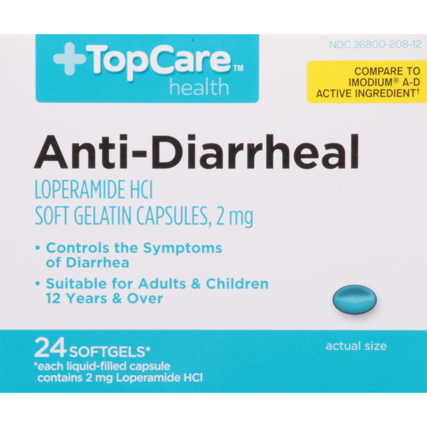 Digestion TopCare Anti-Diarrheal, 2 mg, Softgels hero