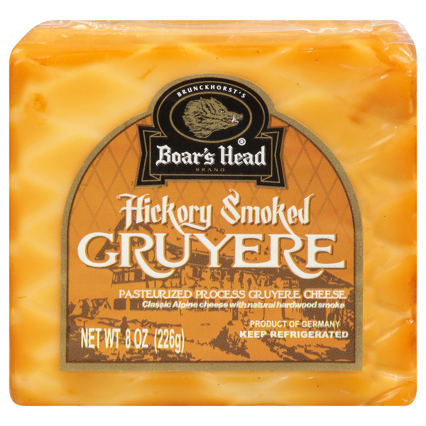 Specialty Cheeses Boar's Head Hickory Smoked Gruyere Cheese hero