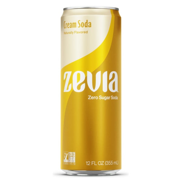 Soft Drinks Zevia Zero Sugar Cream Soda hero