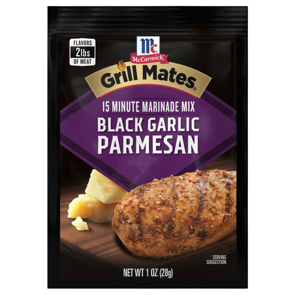 Spices & Seasonings McCormick® Black Garlic Parmesan Marinade Mix hero