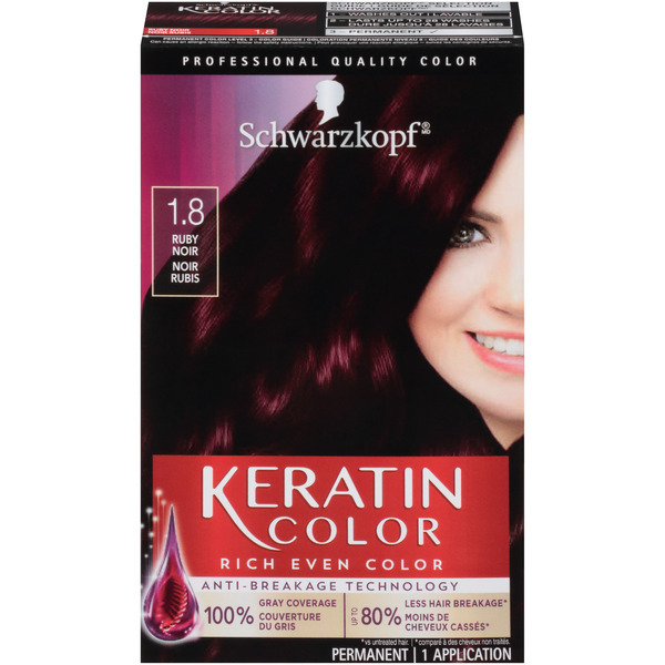 Hair Care Schwarzkopf Hair Color, 1.8 Ruby Noir hero