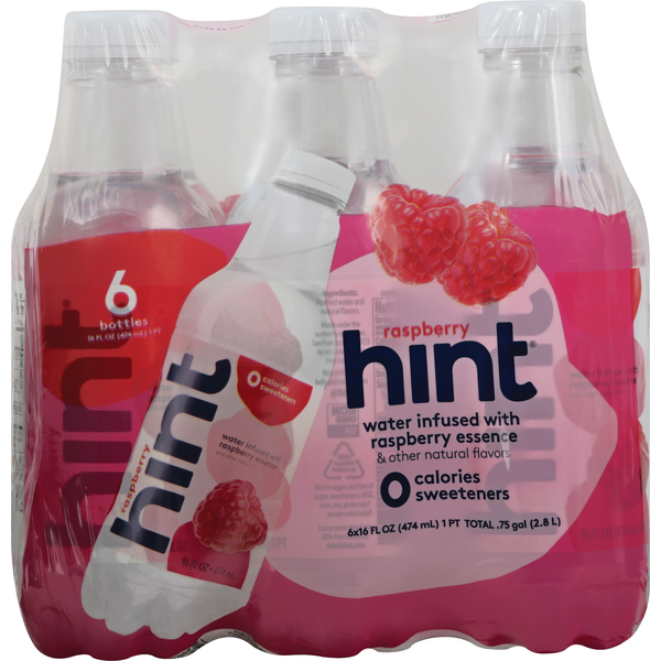 Water, Seltzer & Sparkling Water hint Infused Water, Raspberry hero