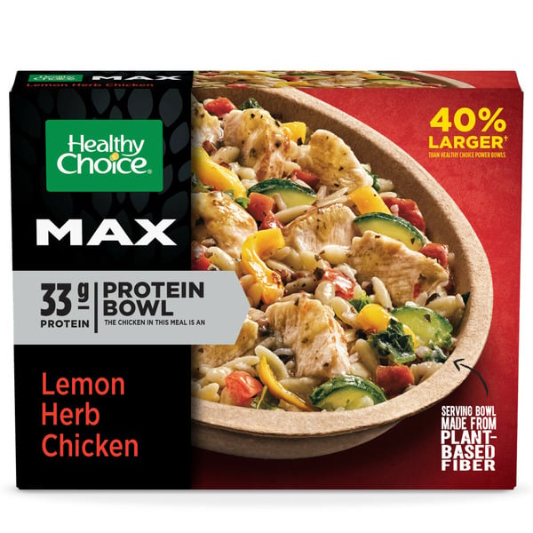 Frozen Meals Healthy Choice Max Bowl Lemon Herb Chicken Frozen Meal hero