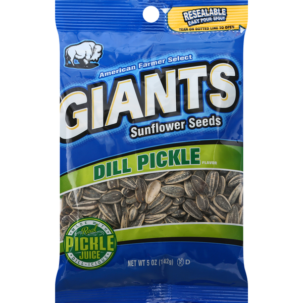 Nuts, Seeds & Dried Fruit Giants Sunflower Seeds, Dill Pickle hero