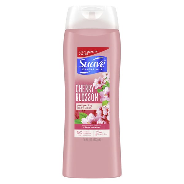 Suave Body Wash Wild Cherry Blossom hero