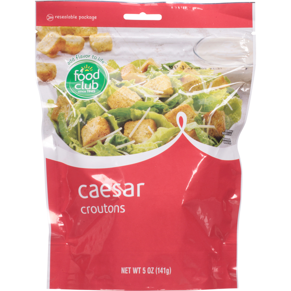 Salad Dressing & Toppings Food Club Croutons, Caesar hero