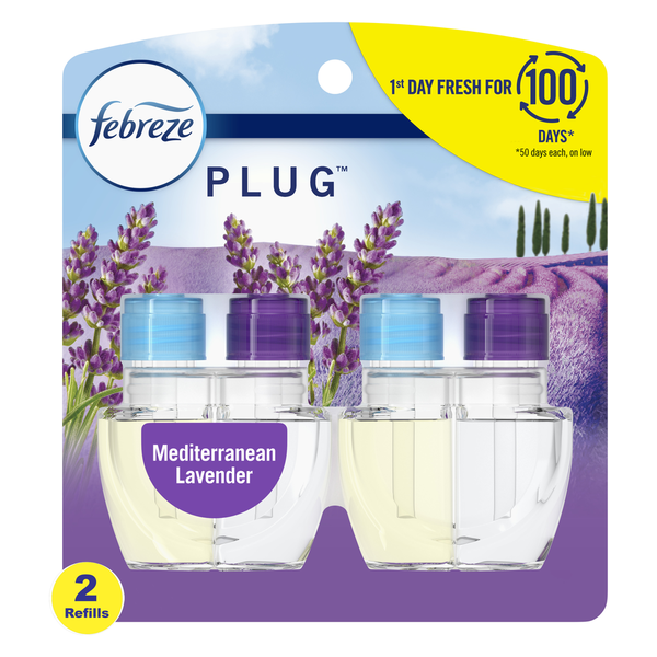 Air Fresheners & Candles Febreze 'Noticeables Dual Scented Oil Refills, Mediterranean Lavender hero