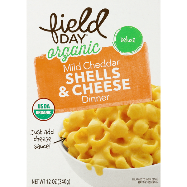 Instant Foods FIELD DAY Shells & Cheese Dinner, Organic, Mild Cheddar hero